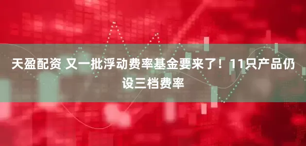 天盈配资 又一批浮动费率基金要来了！11只产品仍设三档费率